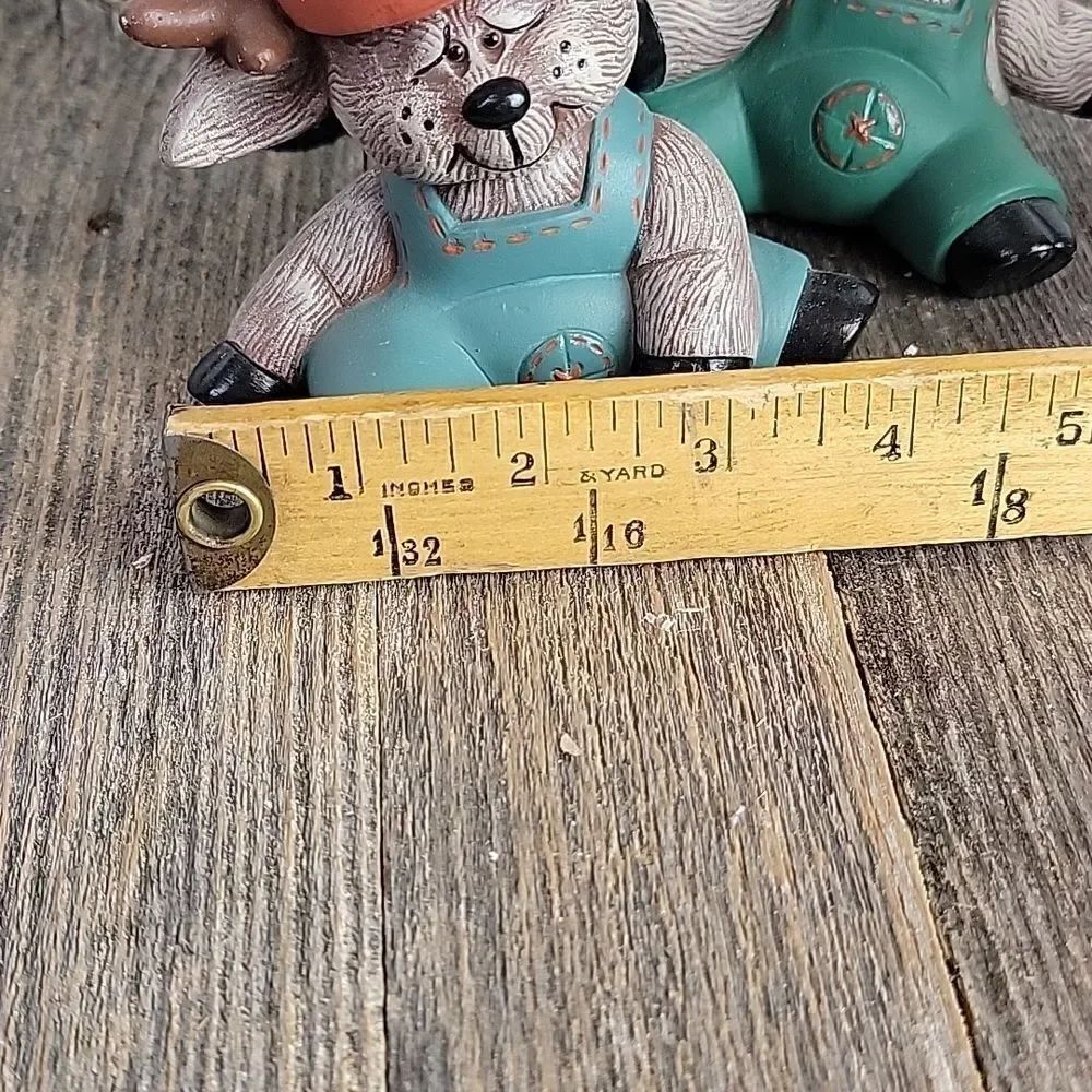 Handmade ceramic reindeer Set of 3 - Picture 5 of 8